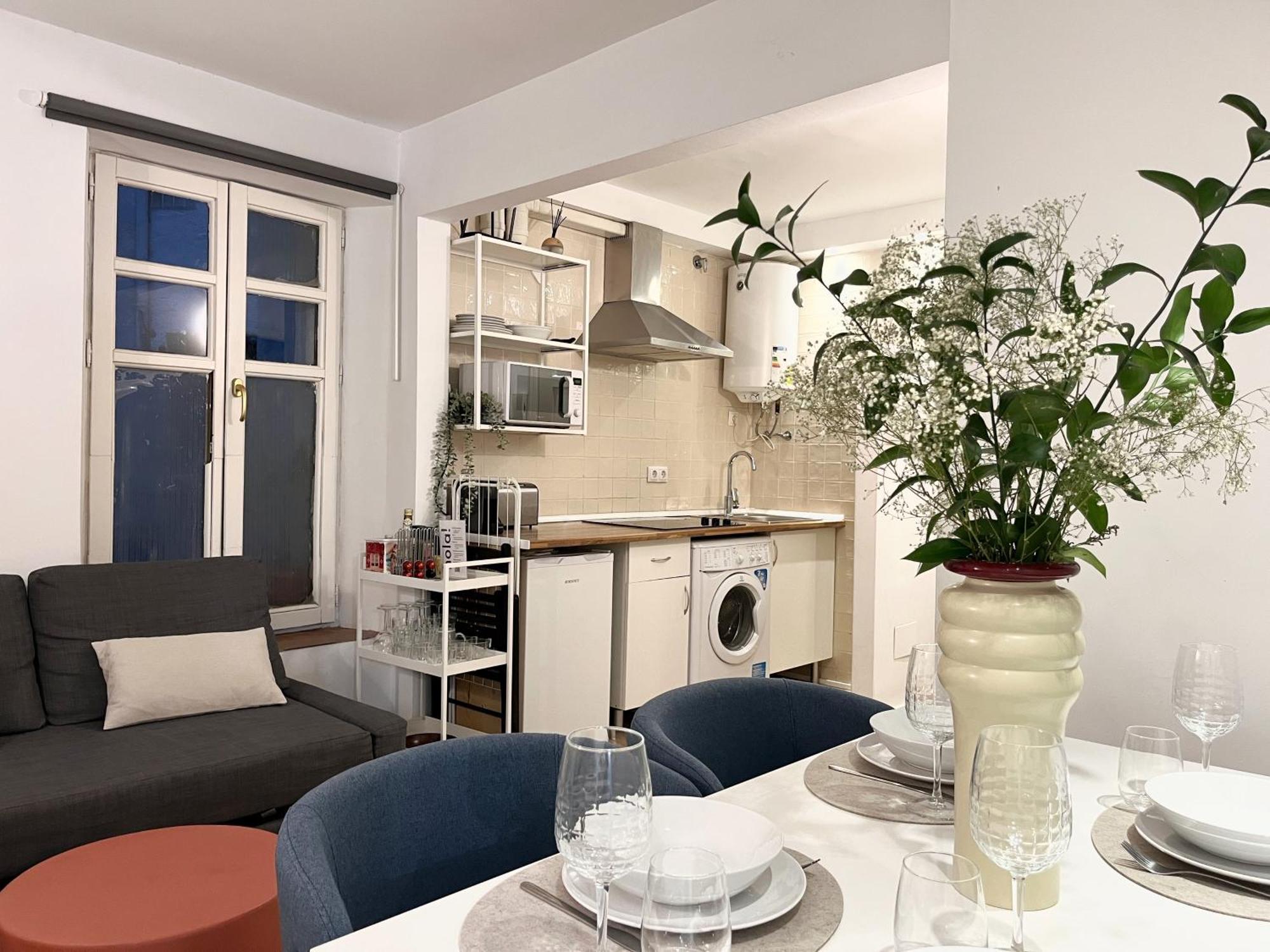 Apartamento Puerta Del Camino 5 - Patio Y Wifi Bilbao Bagian luar foto